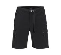 JACK & JONES Men's Jpstjaiden Jjknight Cargo Short Sn, Black, L