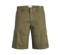 JACK & JONES Men's Jpstcole Jjmateo Cargo Short Pls, Olive Night, 32