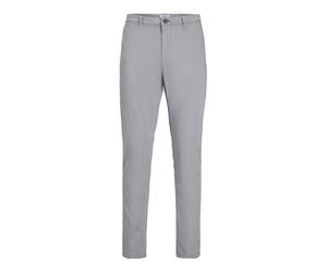 JACK & JONES Male Chino Trousers Slim Fit Chino Trousers, Ultimate Grey, 34 W/30 L