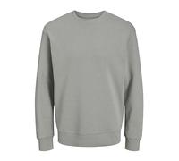 JACK & JONES Male Crew Neck Sweatshirt, Ultimate Grey, XS
