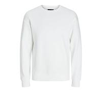 JACK & JONES Men's Jjestar Basic Sweat Crew Neck Noos Sweatshirt, White, XS