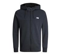JACK & JONES Male Hooded Jacket Logo Hooded Jacket, Dark Navy, S