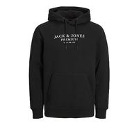JACK & JONES Male Hoodie Kangaroo Pocket, black, XXL