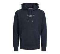 JACK & JONES Male Hoodie Kangaroo Pocket, Blazer navy, S