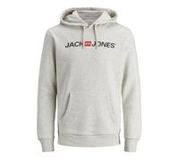 JACK & JONES Male Hoodie Logo Grey