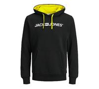 JACK & JONES Male Hoodie with Logo, M Black