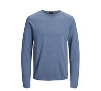 JACK & JONES Male Knitted Jumper Melange - Blue - 3XL
