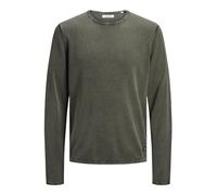 JACK & JONES Male Knitted Jumper Plain Knitted Jumper, Dusty Olive, XS