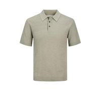 JACK & JONES Male Knitted Polo Plain Knitted Polo Shirt, Vetiver, XL