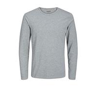 JACK & JONES Male Langarm-T-Shirt Einfarbig Langarm-T-Shirt