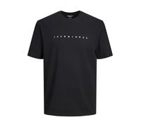 JACK & JONES Male Logo T-Shirt, Black 2, XS