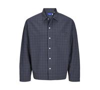 JACK & JONES Male Overshirt Wide Fit Overshirt, Iron Gate, L