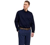 JACK & JONES Men's Jprblacardiff Shirt L/S Ps Noos, Navy Blazer/fit: Loose fit, 6XL