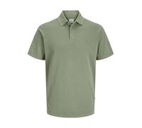 JACK & JONES Male Polo Shirt Plain Polo Shirt, Dark Ivy, M
