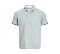 Jack & Jones Male Polo Shirt Plus Size Plain Polo Shirt, Mineral Blue, 4XL