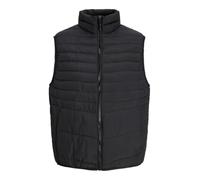 JACK & JONES Male Quilted Vest, black, S