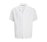 JACK & JONES Male Shirt Loose Fit Shirt, Bright White, M