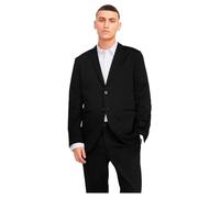 Jack & Jones Male Single Breasted Blazer Jprjaxon Slim Fit Blazer, Black, 44