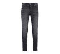 JACK & JONES Male Slim Fit Jeans JJIGLENN JJORIGINAL CB 814 NOOS Slim Fit Jeans, Black Denim2, 28 W/32 L