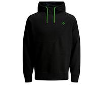 JACK & JONES Male Sweatshirt Detailed, Black/Detail Andean Toucan, M