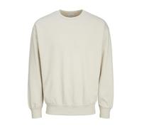 JACK & JONES Male Sweatshirt Plain Sweatshirt, moonbeam, S
