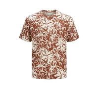 JACK & JONES Male T-Shirt All Over Print T-Shirt, Arabian Spice, S