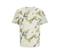 JACK & JONES Male T-Shirt All Over Print T-Shirt, Celadon Tint, S