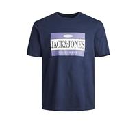 JACK & JONES Male T-Shirt Crew Neck, Blazer Navy, L