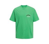 JACK & JONES Male T-Shirt Crew Neck, Island Green, M