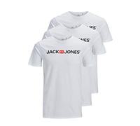 JACK & JONES Male T-Shirt Pack of 3, XS
