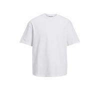 JACK & JONES Male T-Shirt Plain Crew Neck T-Shirt, Bright White, L