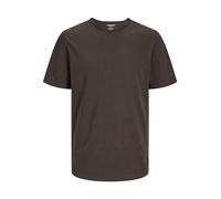 JACK & JONES Men's Jjebasher Tee O-Neck Ss Noos T-Shirt, Mulch, M