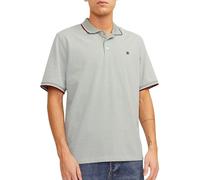 JACK & JONES Male T-Shirt Plain Polo T-Shirt, Lily pad, S
