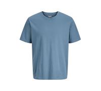 JACK & JONES Male T-Shirt Plain T-Shirt, Blue Mirage, L