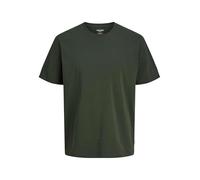 JACK & JONES Male T-Shirt Plain T-Shirt, Green (Duffel Bag), XL