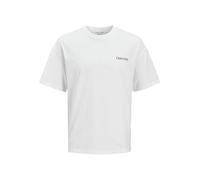 JACK & JONES Male T-Shirt Plus Size Back Print T-Shirt, White, 5XL