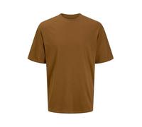 JACK & JONES Men's Male Plus Size Einfarbig T-Shirt Jjebradley Tee Ss Noos Pls, Monks Robe, 4XL