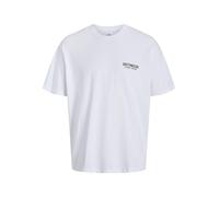 JACK & JONES Male T-Shirt Printed T-Shirt, Bright White 1., L