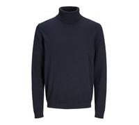 Jack & Jones Men's Roll Neck Jumper Jjebasic Knit Plain Blazer Navy XL