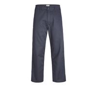 JACK & JONES Male Worker Trousers Wide Leg Fit Worker Trousers, India Ink, 31 W/30 L