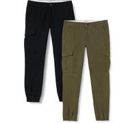 Jack & Jones Marco Joe 2 Pack Cuffed Cargo Trousers