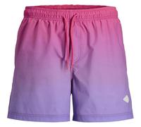 Jack & Jones Maui Horizon Dip Dye Swimming Shorts Purple,Pink L Men