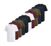 JACK&JONES Men's T-Shirt 10-Pack JPRBLABRODY Crew Neck Short Sleeve 10PK