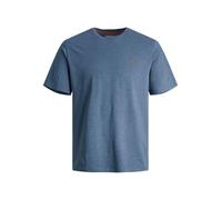 JACK & JONES Men Jjepaulos Tee Ss Crew Neck Noos Pls T-Shirt, Denim Blue, 8XL