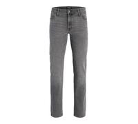 JACK & JONES Men’s Regular Fit Stretch Jeans, Low Rise Denim Pants, Black Jeans for Men UK, Waist Size W32, Inside Leg 34L