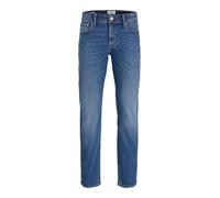 JACK & JONES Men’s Regular Fit Stretch Jeans, Low Rise Denim Pants, Blue Jeans for Men UK, Waist Size W33, Inside Leg 32L