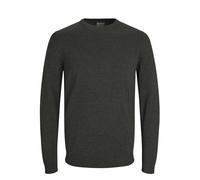 Jack & Jones Men's 12137190 Crew Neck Long Sleeve Jumper - Green - Small