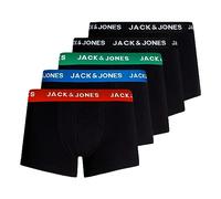 JACK & JONES Men's 5-Pack Trunks Boxer Briefs Stretch Underwear Basic Jersey Undergarments