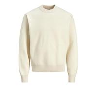 JACK & JONES Men's Jorvesterbro Knit Crew Neck Sn Jumper, Sea Salt, L