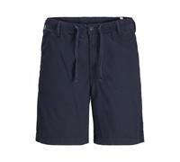 JACK & JONES Mens and J Linen Shorts Dark Navy L